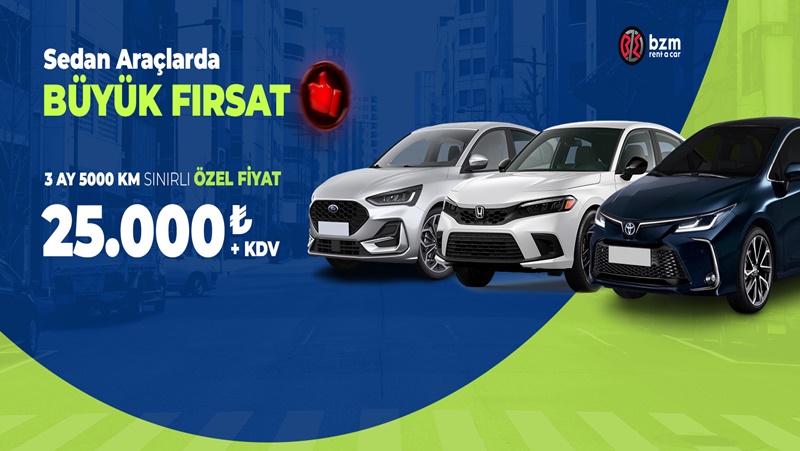 SEDAN ARAÇLARDA BÜYÜK FIRSAT